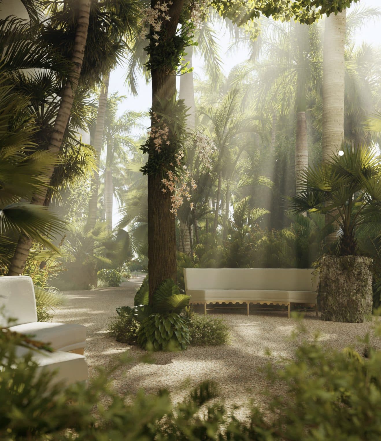 Jardín tropical