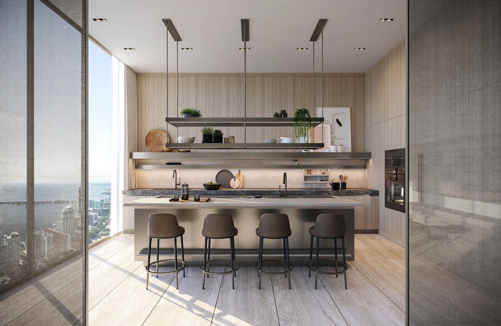 The Residences at 1428 Brickell — residence kitchen