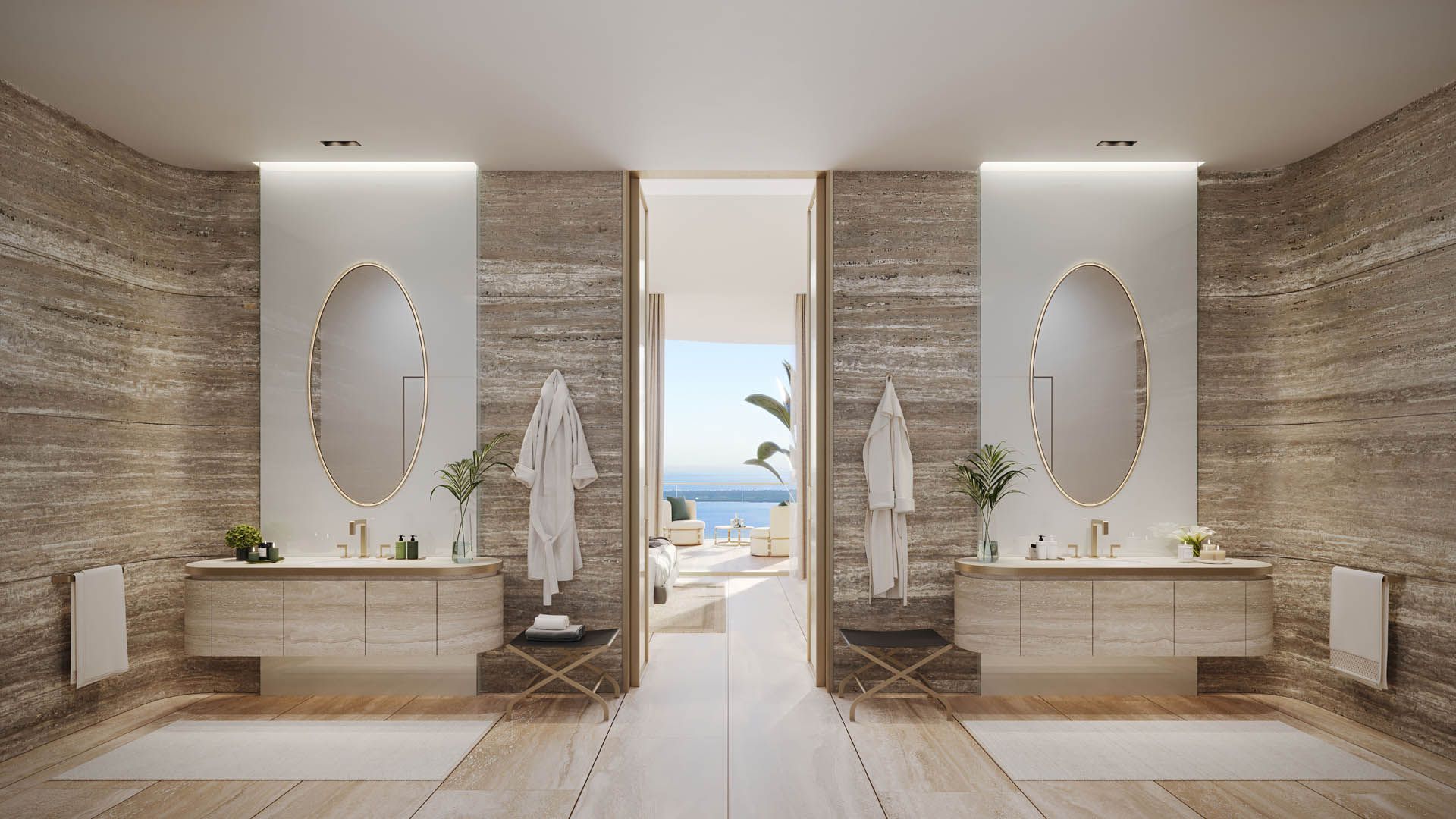 The Residences at 1428 Brickell — primary bathroom