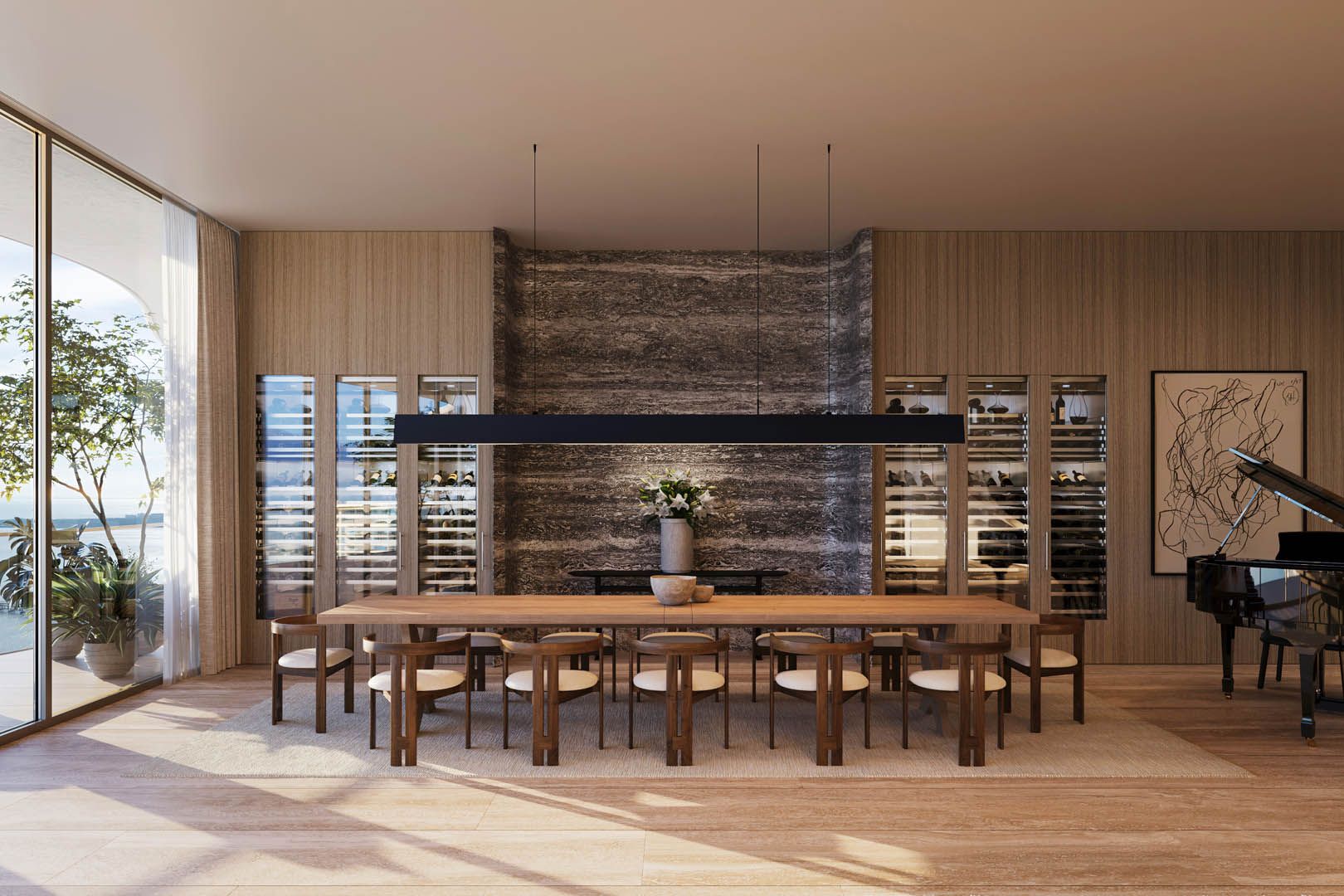 The Residences at 1428 Brickell — residence dining room