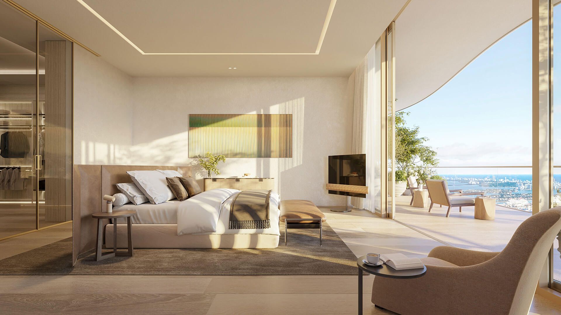 The Residences at 1428 Brickell — residence bedroom