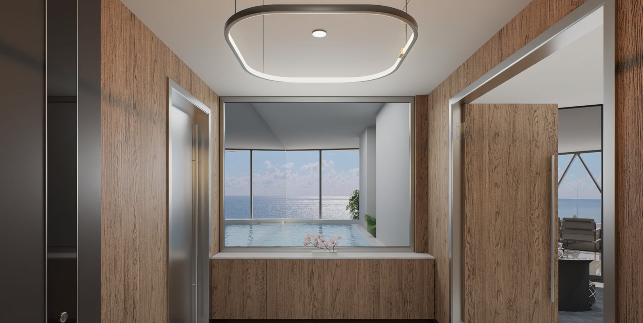 Bentley Residences Miami — Residence Azure private foyer