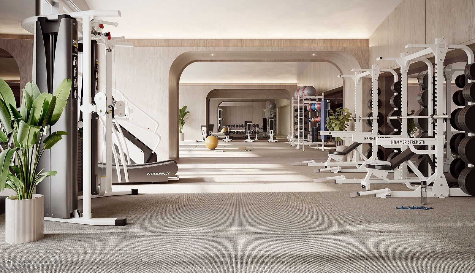 The St. Regis Residences, Miami — fitness studio