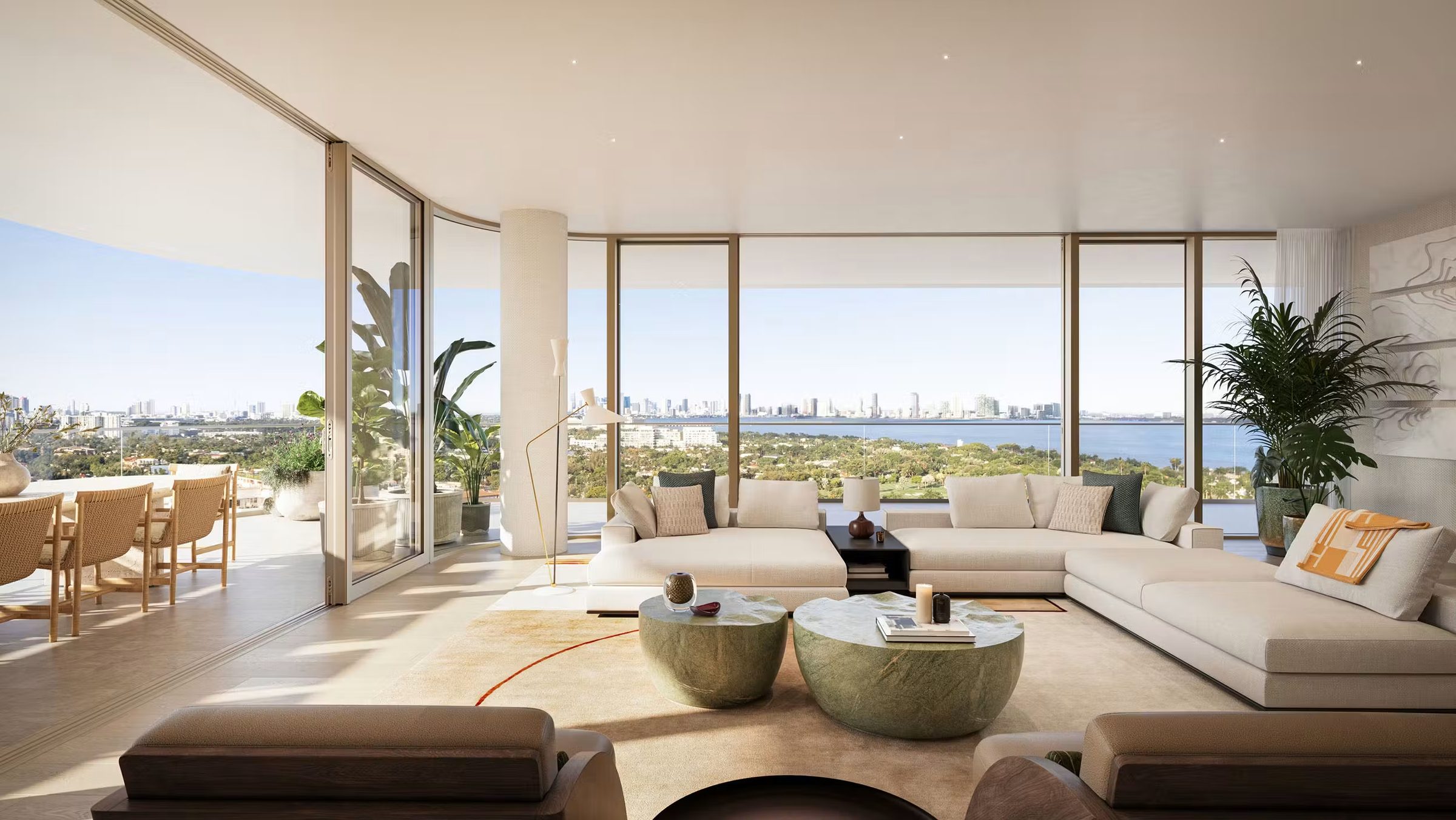The Perigon Miami Beach — great room overlooking the bay