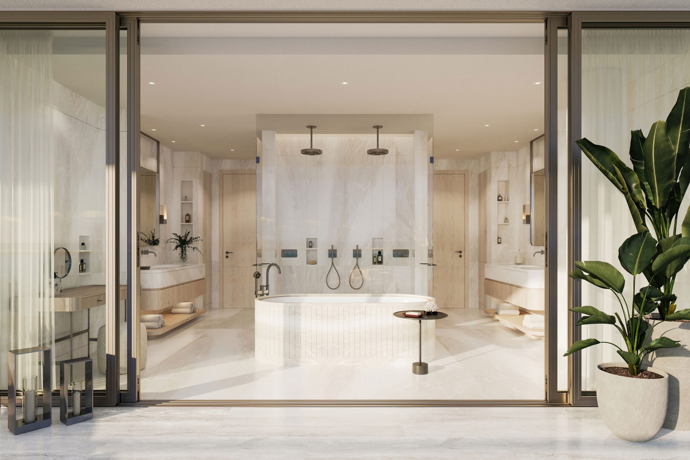 The Perigon Miami Beach — primary bathroom shower
