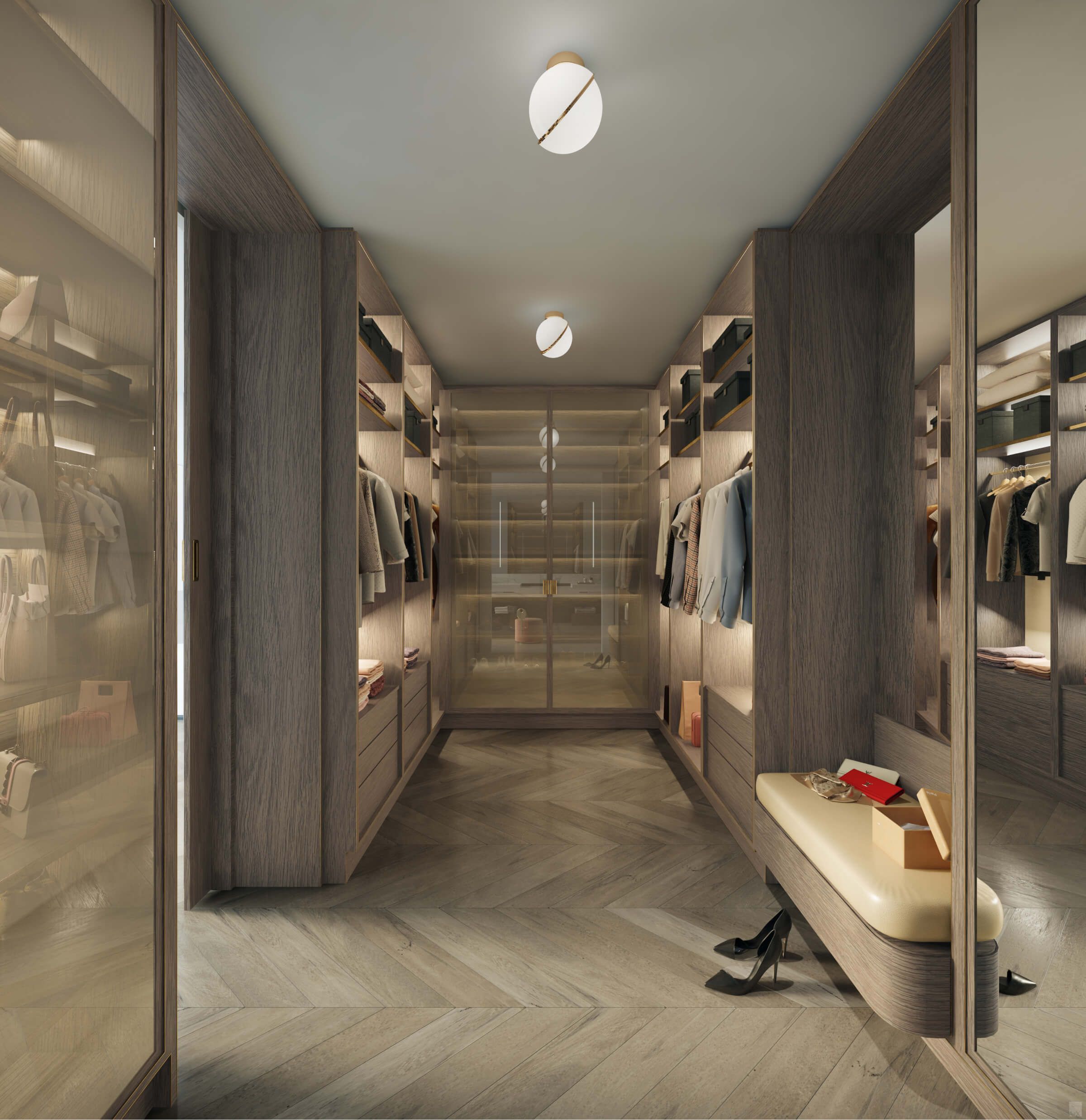 Waldorf Astoria Residences Miami — walk-in wardrobe
